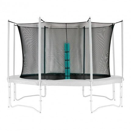Siatka ochronna do trampoliny 312 cm 10ft wewnętrzna 160 cm wysokość 8 słupków
