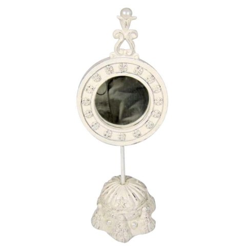Eleganckie Bielone Lusterko
