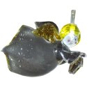 Zestaw 8 Białych Lamp LED z Figurkami Aniołków z Akrylu, Zasilanie Bateryjne, Długość 1.5m