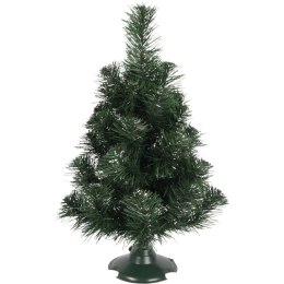 Choinka Sztuczna ZIELONO-SREBRNA 45 CM, Polskiego Producenta GOLIAT, Gotowa do Rozłożenia