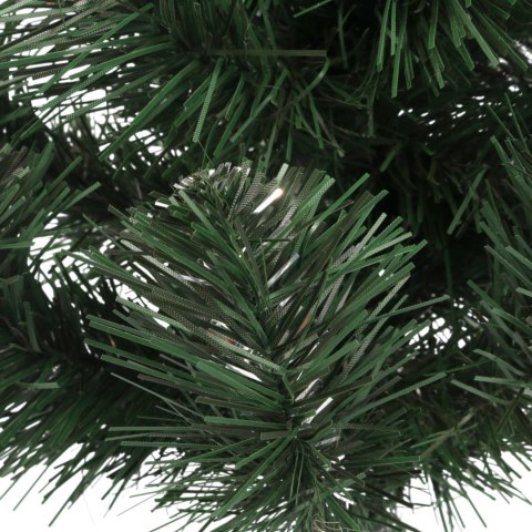 Choinka Sztuczna ZIELONO-SREBRNA 45 CM, Polskiego Producenta GOLIAT, Gotowa do Rozłożenia