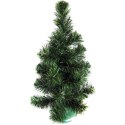 Choinka Sztuczna ZIELONO-SREBRNA 45 CM, Polskiego Producenta GOLIAT, Gotowa do Rozłożenia