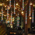 Dekoracyjne Meteory Świetlne LED Multi Kolor 10 sztuk, 60cm, Do Użytku Zewnętrznego