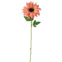 Słonecznik Pomarańczowy Decor - Kwiat Pojedynczy 64cm