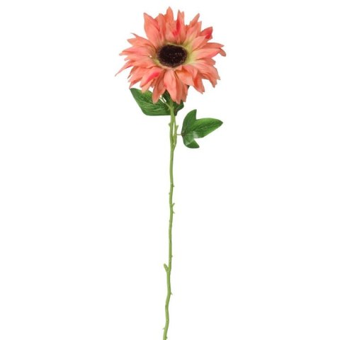 Słonecznik Pomarańczowy Decor - Kwiat Pojedynczy 64cm