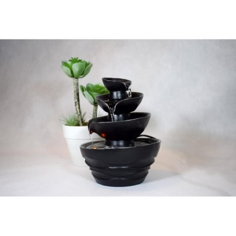 Fontanna Dekoracyjna z Podświetleniem LED i Nawilżaczem Powietrza F003B