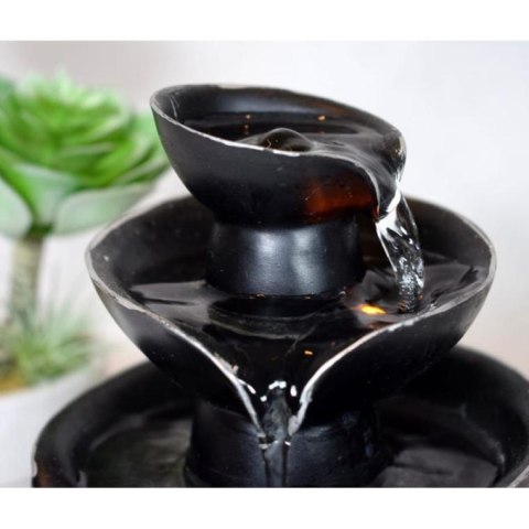 Fontanna Dekoracyjna z Podświetleniem LED i Nawilżaczem Powietrza F003B