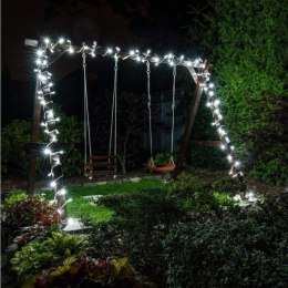 Świąteczne Lampki Choinkowe 100 LED, Wewnętrzne, Kolor Zimny Biały, Długość 5m