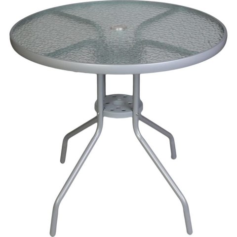 Uniwersalny Zestaw Mebli Ogrodowych 4+1 z Wytrzymałym Parasolem