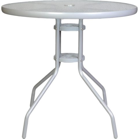 Uniwersalny Zestaw Mebli Ogrodowych 4+1 z Wytrzymałym Parasolem