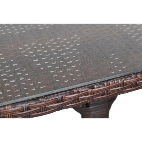 Zestaw Komfortowych Mebli Technorattanowych 2+1 z Poduchami - Optymalizacja Przestrzeni, Kolor Brązowy