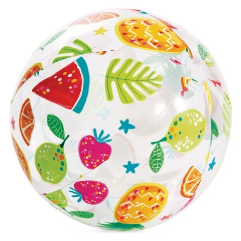 Dmuchana piłka plażowa o średnicy 51 cm INTEX 59040 mix wzorów