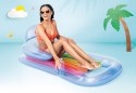 Dmuchany materac fotel z oparciem 160x85 cm INTEX 58802 mix kolorów
