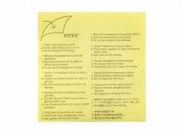 Dmuchany pontonik dla dzieci INTEX 59380 mix wzorów