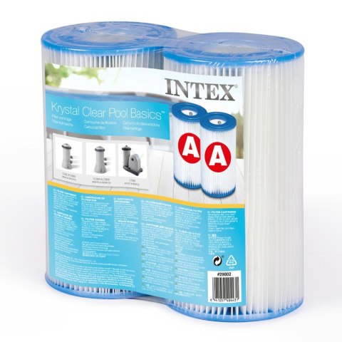 Filtr do pompy typ A zestaw 2 szt. INTEX 29002