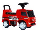 Mercedes - Benz Antos jeździk odpychacz TRUCK z funkcjami dźwiękowymi i świetlnymi - czerwony