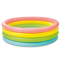 Basen dmuchany ogrodowy tęczowy 168x46cm INTEX 56441