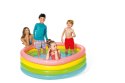 Basen dmuchany ogrodowy tęczowy 168x46cm INTEX 56441