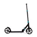 Duża składana hulajnoga 95-105 cm Bauerkraft czarno-niebieska
