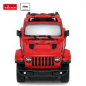 Jeep Wrangler JL R/C skala 1:14 Rastar 79400 samochód sterowany czerwony