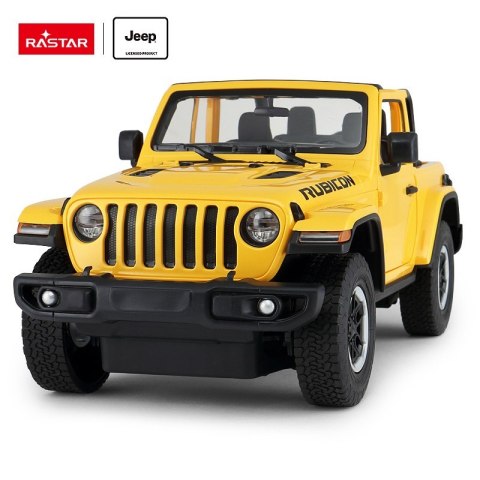 Jeep Wrangler JL R/C skala 1:14 Rastar 79400 samochód sterowany żółty
