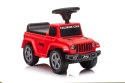 Jeździk odpychacz pchacz z dźwiękiem Jeep auto dla dziecka czerwony