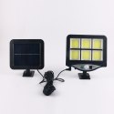 Lampa solarna z czujnikiem ruchu zmierzchu + pilot