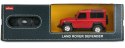 Land Rover Defender skala 1:24 Rastar 78500 samochód sterowany czerwony