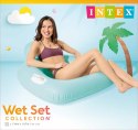 Dmuchany fotel materac z oparciem 114x107 cm INTEX 56801 mix kolorów