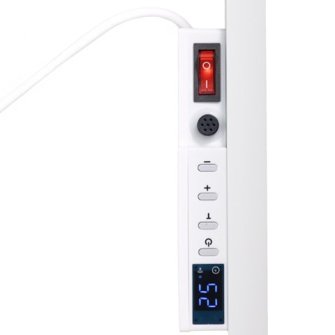 Grzejnik na podczerwień panel grzewczy promiennik IR 600W WIFI 60x100 cm biały