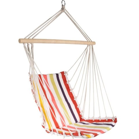 Hamak-Krzesło Brazylijskie Goliat do Ogrodu i Domu Z Kolorowych Pasków