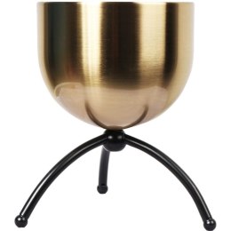 Złota Osłonka Metalowa na Trzech Nóżkach 20cm