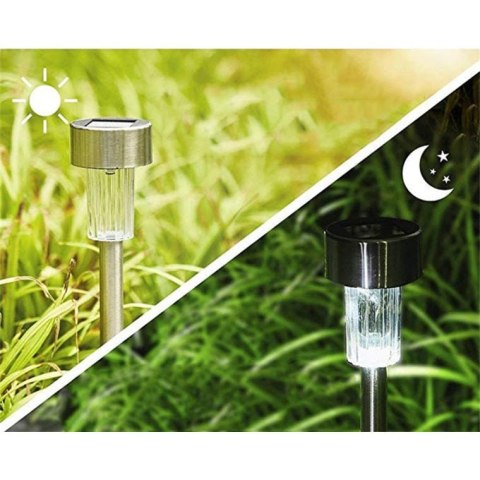 Klasyczna Lampa Solarne Ogrodowa TH020D z Czujnikiem Zmierzchu i Łatwym Montażem
