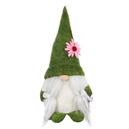 Wiosenny Skrzat-Dekoracja Wielkanocna z Warkoczami, Kolor Zielony, 15 cm