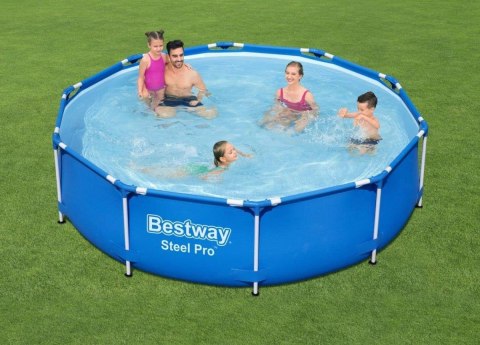 Basen stelażowy z pompą 305x76cm BESTWAY