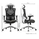 Fotel ergonomiczny ANGEL biurowy obrotowy Dakota 2.0