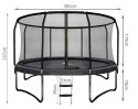 OUTLET Trampolina Ogrodowa Model Exclusive 312cm/10FT Dla Dzieci Z Wzmacnianą Siatką
