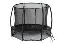 Trampolina Ogrodowa Jumpi 374cm/12FT Maxy Comfort Plus Czarna Z Wewnętrzną Siatką