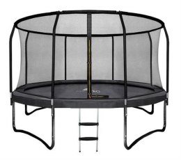 Trampolina Ogrodowa Model Exclusive 374cm/12FT Dla Dzieci Z Wzmacnianą Siatką