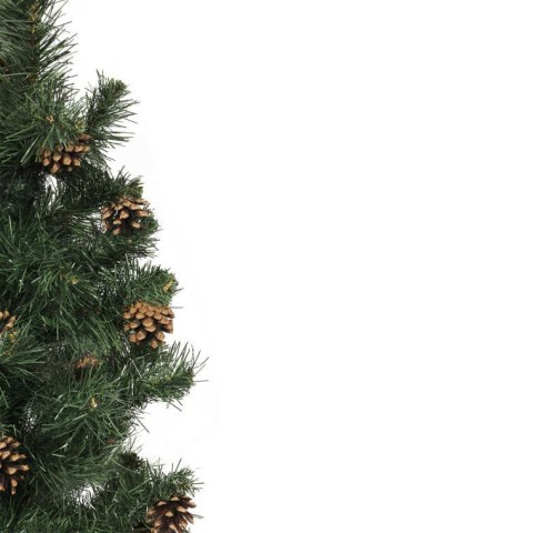 Choinka Dekoracyjna z Szyszkami 90 cm - Zielona, do Wnętrz