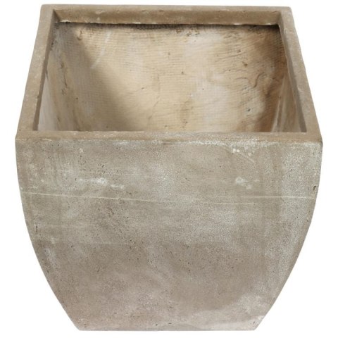 Donica Trapezoidalna XL Wytrzymała na Warunki Atmosferyczne w Kolorze Szaro-Beżowym
