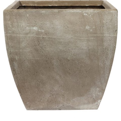 Donica Trapezoidalna XL Wytrzymała na Warunki Atmosferyczne w Kolorze Szaro-Beżowym