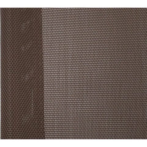 Leżak ogrodowy kompaktowy, bujany, brązowy z poduchą regulowaną