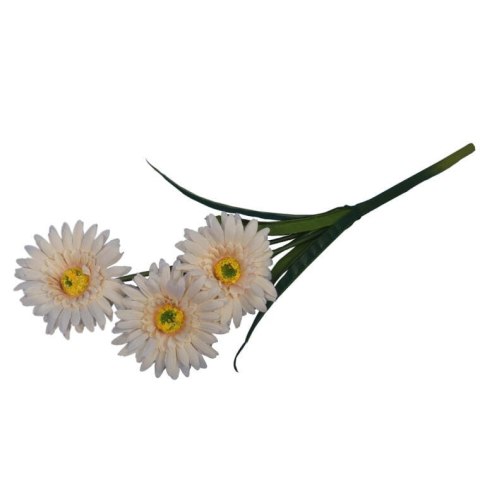 Sztuczna Gałązka Gerber Kremowa - Dekoracja Wysokiej Jakości 55 cm