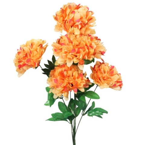 BUKIET 6 CHRYZANTEM POMARAŃCZOWYCH 72 CM