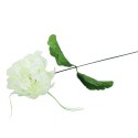 Chryzantema sztuczna biała 45 cm - dekoracja na Wszystkich Świętych