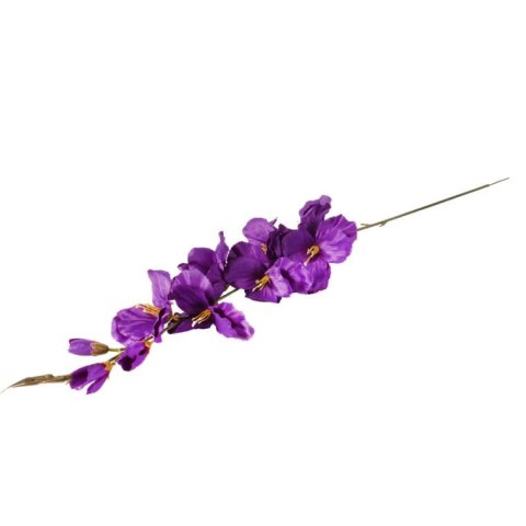 Gałązka Sztucznego Kwiatu Gladiola Fioletowego - 70 cm