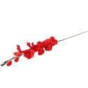 Gałązka Sztucznej Gladioli W Kolorze Czerwonym - 70 cm
