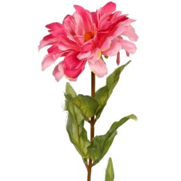 Różowa Cynia - Gałązka Dekoracyjna 75 cm