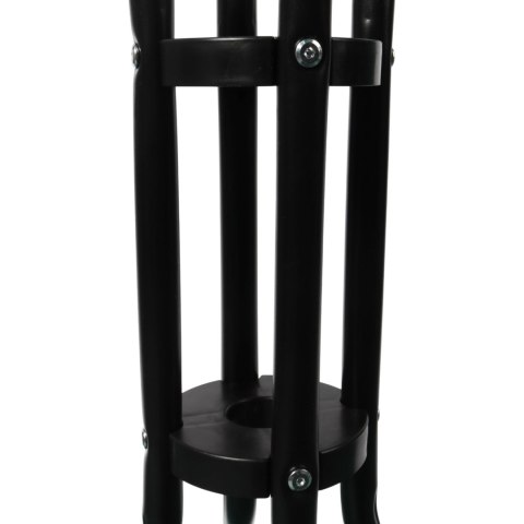 STOLIK OKRĄGŁY BISTRO OGRODOWY SZKLANY BALKONOWY 60 CM